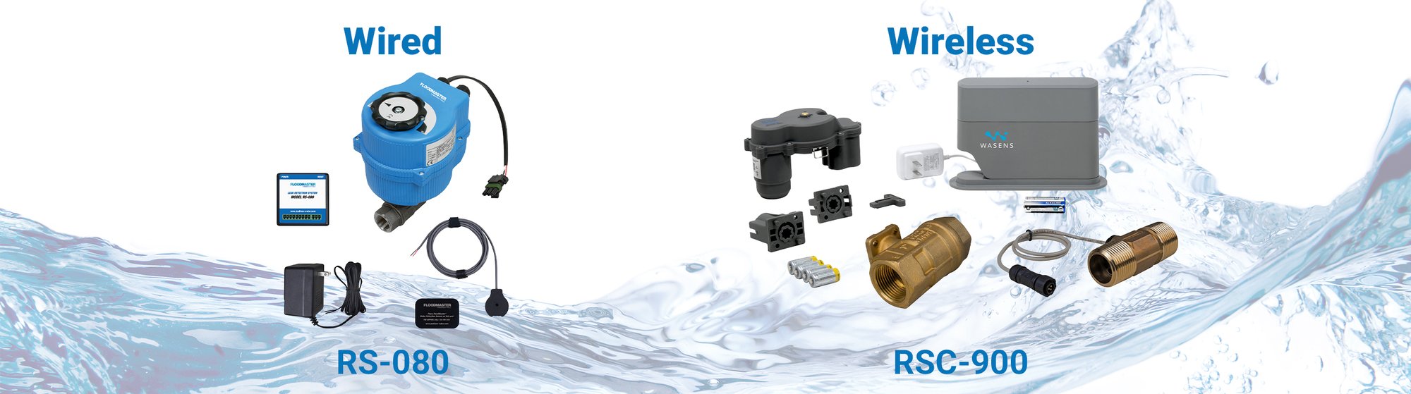 Wired RS-080 and Wireless RSC-900 Wired RS-080 and Wireless RSC-900